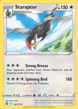 Pokémon | SWSH09F119 |★| Staraptor