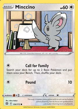 Pokémon | BRS | 124 | Minccino