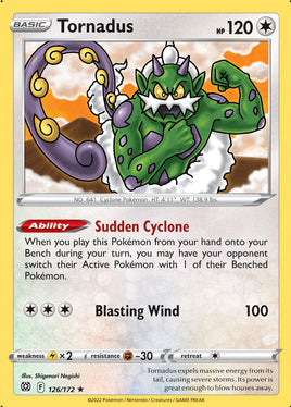 Pokémon | SWSH09F126 |★| Tornadus