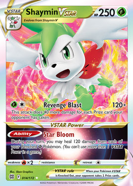 Pokémon | BRS | 014 | Shaymin VSTAR