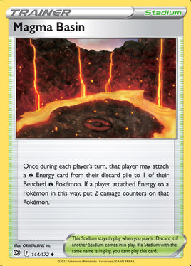 Pokémon | SWSH09F144 |◆| Magma Basin