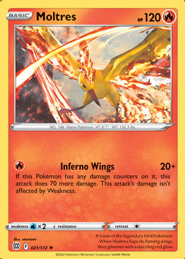 Pokémon | SWSH09F021 |★H| Moltres