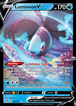 Pokémon | BRS | 040 | Lumineon V