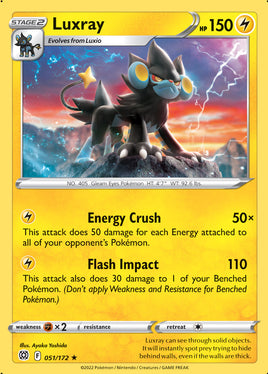 Pokémon | SWSH09F051 |★| Luxray