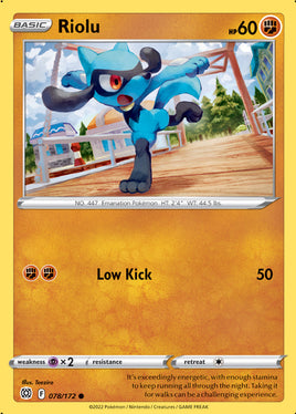 Pokémon | BRS | 078 | Riolu