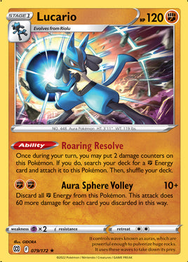 Pokémon | SWSH09F079 |★H| Lucario