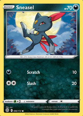 Pokémon | BRS | 086 | Sneasel