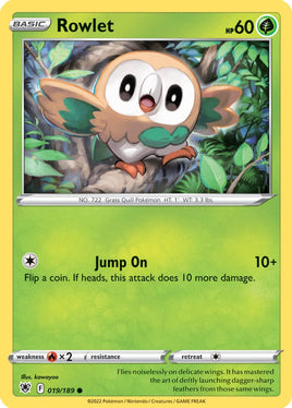 Pokémon | SWSH10F019 |●| Rowlet