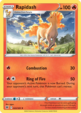 Pokémon | SWSH10F022 |★| Rapidash