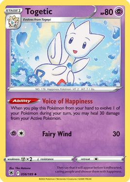 Pokémon | SWSH10F056 |◆| Togetic