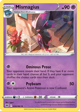 Pokémon | SWSH10F059 |★| Mismagius