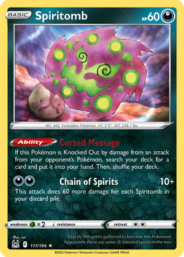 Pokémon | LOR | 117 | Spiritomb