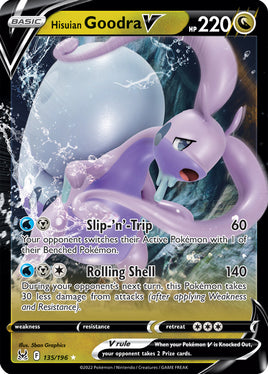 Pokémon | LOR | 135 | Hisuian Goodra V