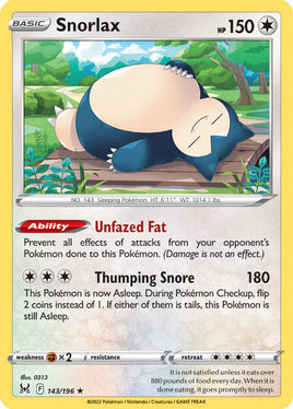 Pokémon | LOR | 143 | Snorlax