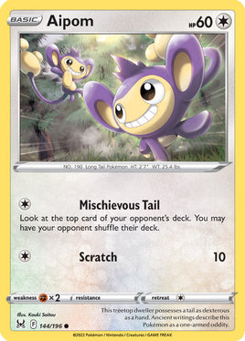 Pokémon | LOR | 144 | Aipom