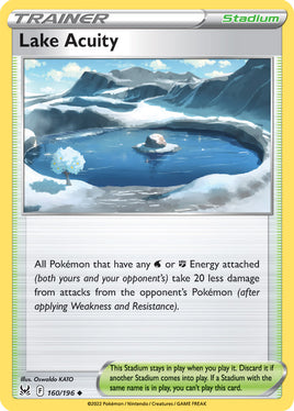 Pokémon | LOR | 160 | Lake Acuity