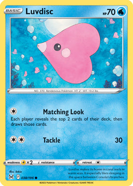 Pokémon | LOR | 038 | Luvdisc