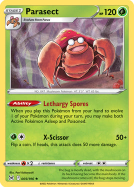 Pokémon | LOR | 005 | Parasect