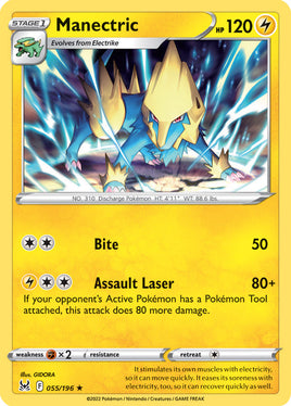 Pokémon | LOR | 055 | Manectric