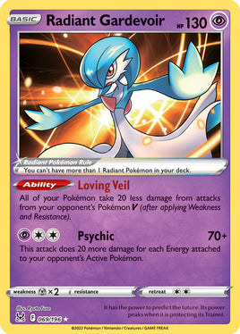 Pokémon | SWSH11F069 |★Rad| Radiant Gardevoir