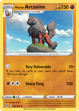 Pokémon | LOR | 084 | Hisuian Arcanine