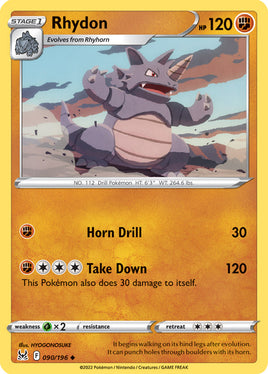 Pokémon | LOR | 090 | Rhydon