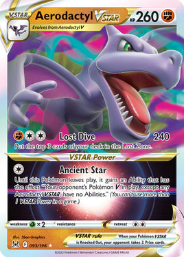 Pokémon | LOR | 093 | Aerodactyl VSTAR