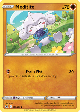 Pokémon | LOR | 099 | Meditite