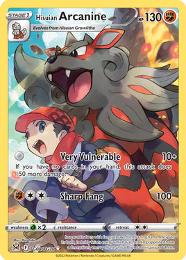 Pokémon | LOR | TG08 | Hisuian Arcanine