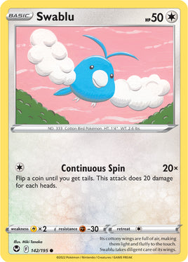 Pokémon | SIT | 142 | Swablu