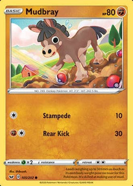 Pokémon | SWSH01D105 |●| Mudbray