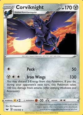 Pokémon | SWSH01D135 |★| Corviknight