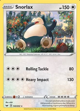 Pokémon | SWSH01D140 |★| Snorlax