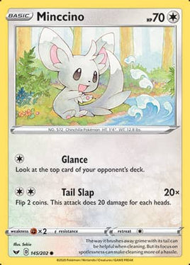 Pokémon | SWSH01D145 |●| Minccino