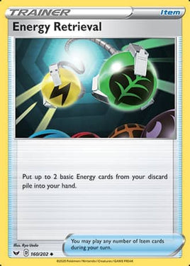 Pokémon | SWSH01D160 |◆| Energy Retrieval