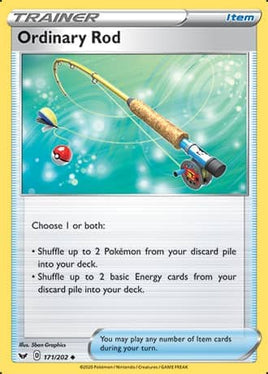 Pokémon | SWSH01D171 |◆| Ordinary Rod