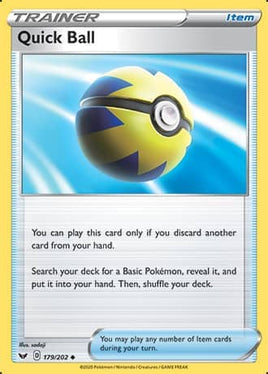 Pokémon | SWSH01D179 |◆| Quick Ball