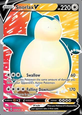 Pokémon | SWSH01D197 |★FA| Snorlax V