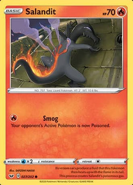 Pokémon | SWSH01D027 |●| Salandit