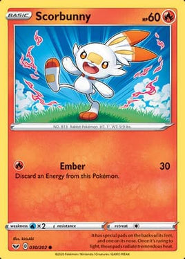 Pokémon | SWSH01D030 |●| Scorbunny