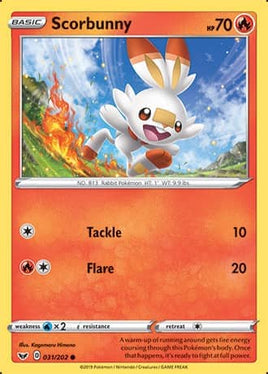 Pokémon | SWSH01D031 |●| Scorbunny