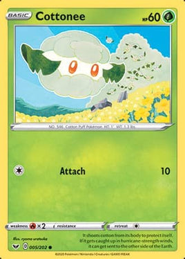 Pokémon | SWSH01D005 |●| Cottonee