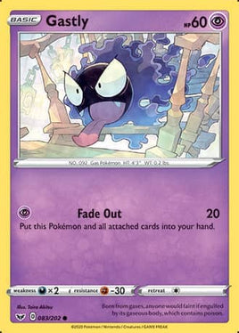 Pokémon | SWSH01D083 |●| Gastly