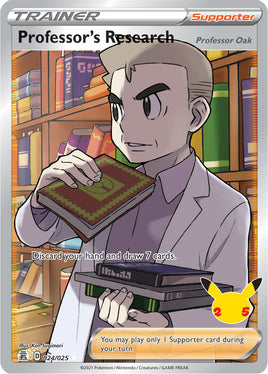 Pokémon | CEL | 024 | Professor's Research (Full Art)