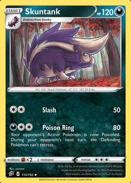 Pokémon | SWSH02D115 |◆| Skuntank