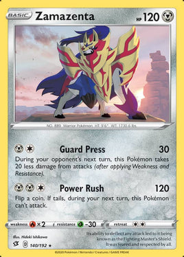 Pokémon | SWSH02D140 |★| Zamazenta