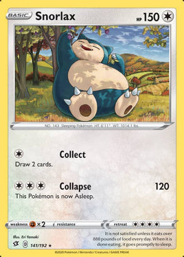 Pokémon | SWSH02D141 |★| Snorlax