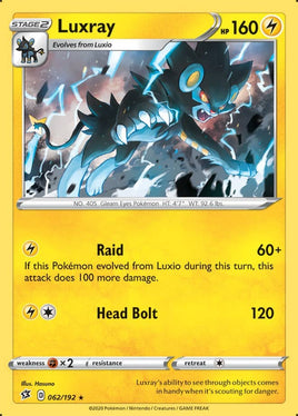 Pokémon | SWSH02D062 |★H| Luxray