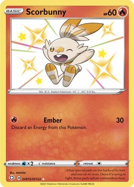 Pokémon | SHV | 015D |★SV| Scorbunny