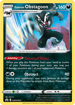 Pokémon | SSP | 059 | Galarian Obstagoon